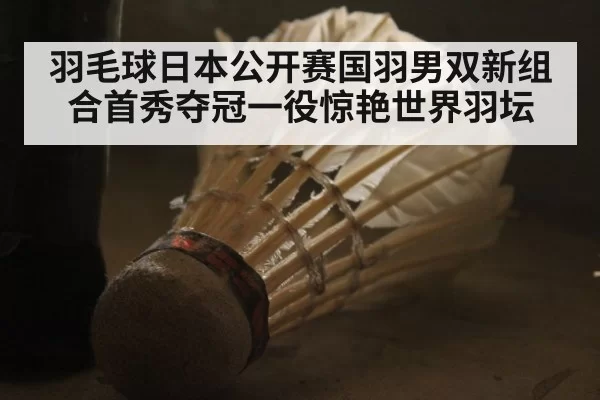 羽毛球日本公开赛国羽男双新组合首秀夺冠一役惊艳世界羽坛